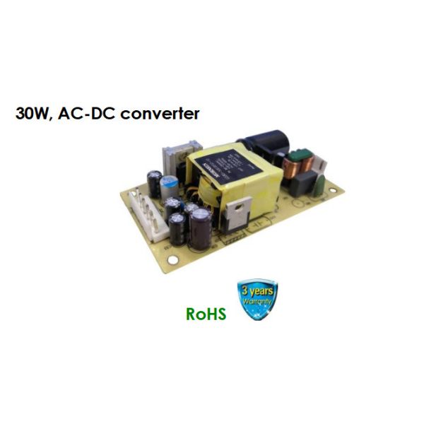Quality 30W AC DC Open Frame Switching Power Supply with three Outputs for sale