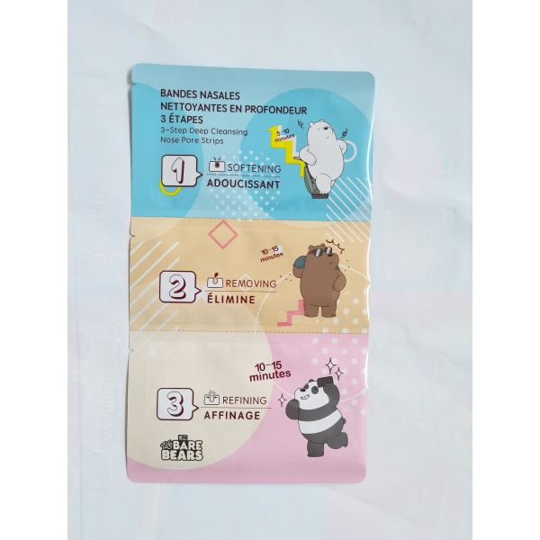 Quality Blackhead Strip Bags， With Aluminun Material And Side Open for sale