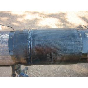 Black Color 3LPE Heat Shrink Wrap Around Sleeve For Pipe Joint Corrosion