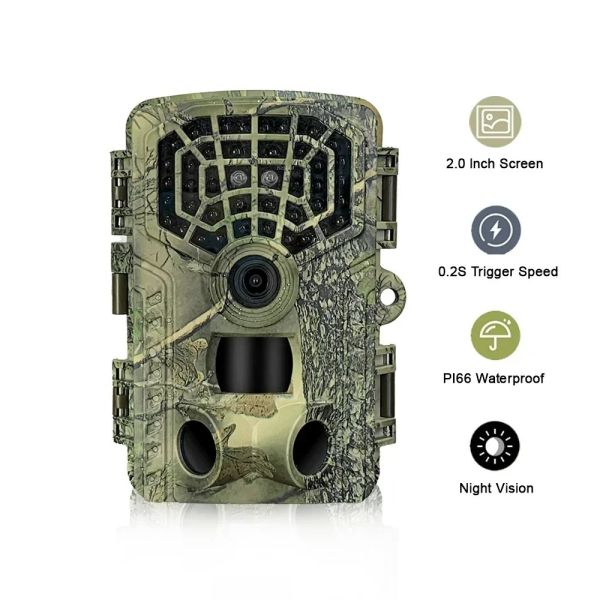 4K Wifi Hunting Camera Wildlife Trail Camera HD Low Glow Arction 48MP IP65