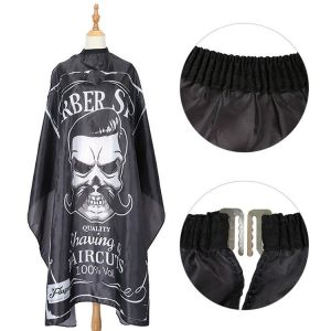 Barber Cape Large Size With Adjustable Snap Closure Waterproof Hair Cutting