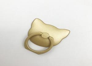 Wholesale Custom Logo Rotating Phone Ring Holder Buckle Bracket Cat Shape Gold Color from china suppliers