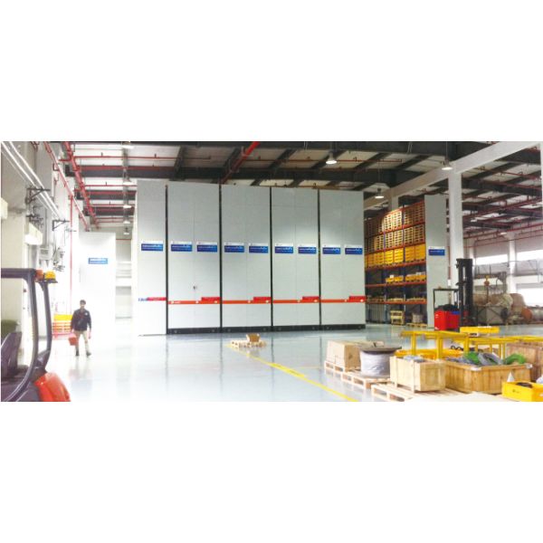Electric Mobile Rack Rail-Guided Ground Track Guidance Closed Type Electric Powered Motorized Mobile Heavy Duty Pallet Racking