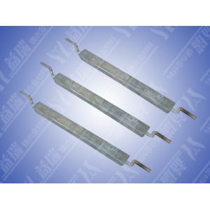 Zinc anode sacrificial zinc alloy for cathodic protection