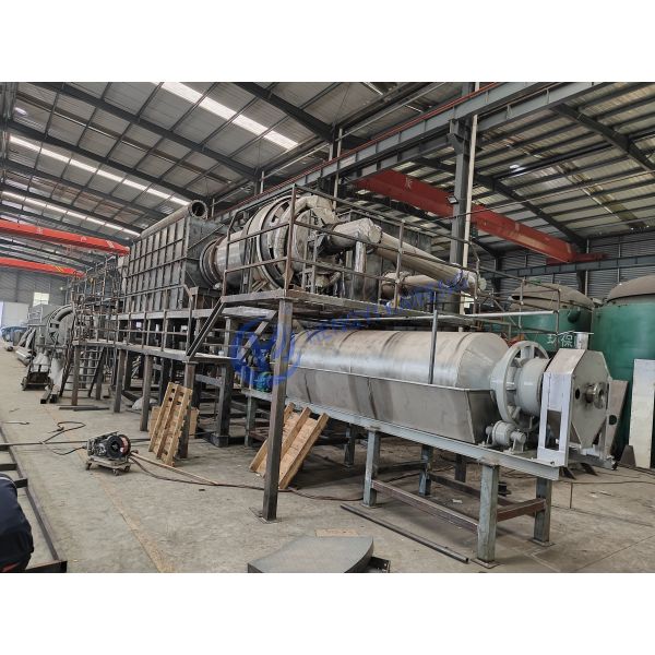 Roller Cooling Carbonization Furnace Self Ignition Smoke Extractor 0% Moisture