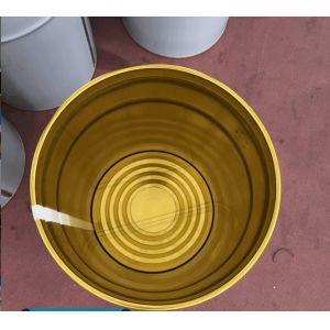 Round Tapered Tinplate Pail with Rubber Gasket Lid