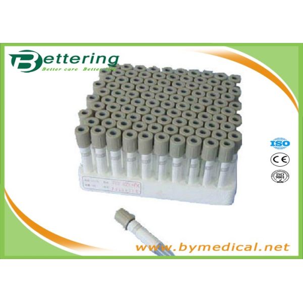 Disposable vacuum blood collection tube plain tube with red cap blood sampling collecting tube