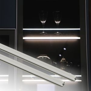 One Side Luminescence Lamp with Hand Shaking Sensor Switch Cabinet Aluminium