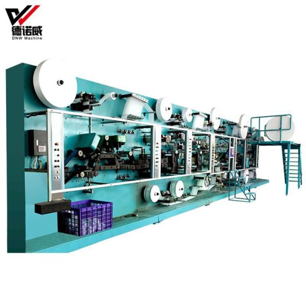 High Performance Disposable Manual Adult Diaper Machine Customized Comfortable