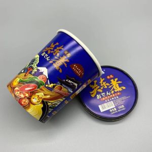 Offset And Flexo Biodegradable Paper Bowls Double Wall PE Coated