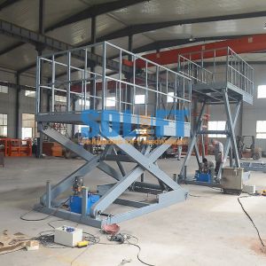 CE Approved 3m Height Portable Hydraulic Scissor Car Lift For Garage