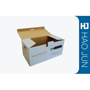 Cardboard Storage Boxes For Wine Custom Printed Corrugated Boxes With Handle