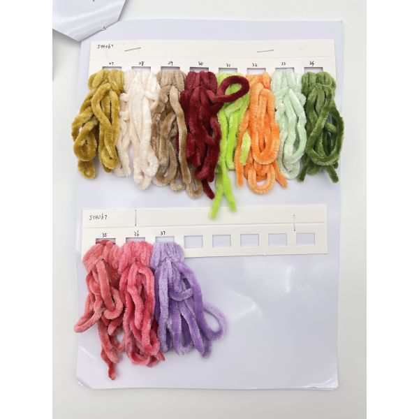 100gram 100meters Chenille Yarn Soft And Fluffy Micro Polyester Fluffy Yarn For Crochet