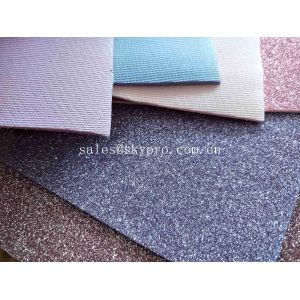 Good Looking Purple EVA Foam Glitter Sheets For Toys / Decoration , No Woven