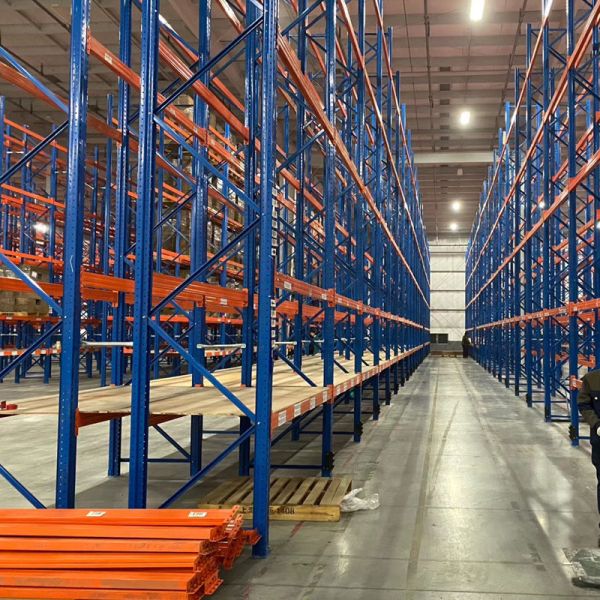 Combination Structure Industrial Racks For Warehouse Orange Blue Grey Green Color