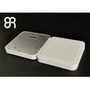 Size 128×128×20mm Small RFID Antenna , Gain 6 DBic Long Range Rfid Antenna IP67