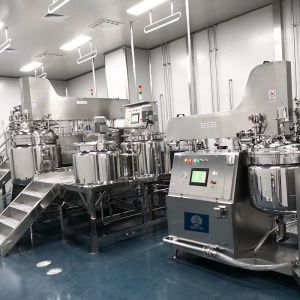 Ss316 Emulsifying Cosmetic Making Equipment Homogenizer Mixer Machine
