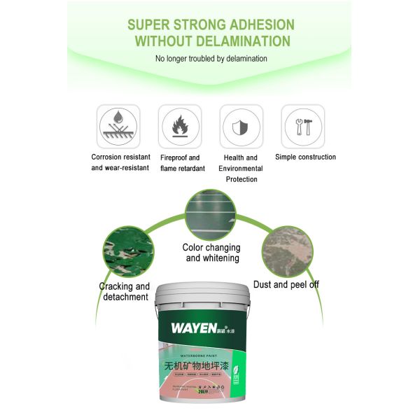High-Temperature Resistant Fireproof Epoxy Floor Paint with PH5 Alkali Resistance for Durable Warehouses and Garages