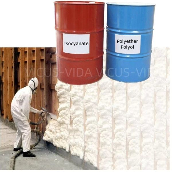 Customization Closed Cell PU Spray Polyurethane Foam Insulation Polyol and Mdi