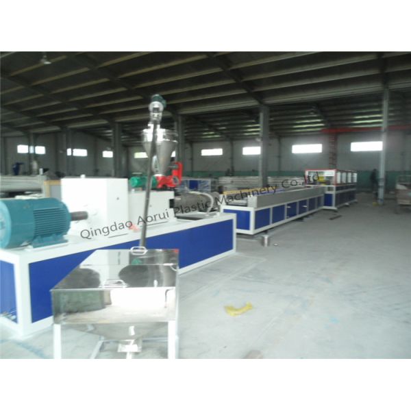 Quality WPC Window And Door Plastic Profile Extrusion Line With 1 Year Warranty for sale