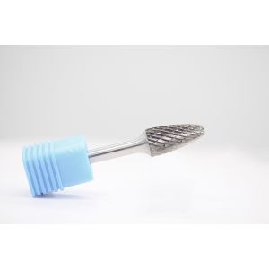 SF-3 Tree Shape Radius End Double Cut Tungsten Carbide Burr With 1/4'' Shank