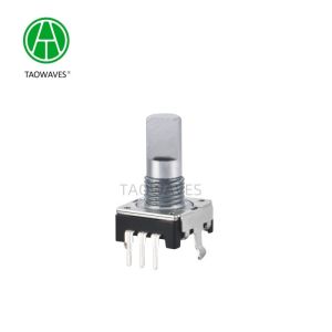 Rotary Encoder Wheel with Optical Sensing and Shaft Support