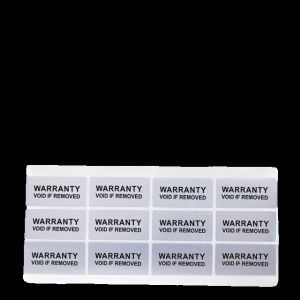 Unique Shaped Qr Code Hologram Stickers Adhesive Holographic Sticker Labels