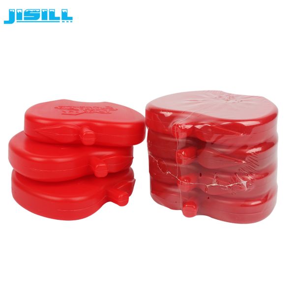 High Efficiency Reusable Cute Ice Packs Bpa Free Red Apple Shape Ice Bricks For