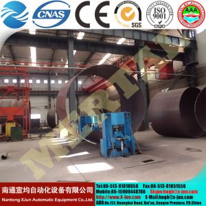 China Supplier Asymmetrical 3 Roller Hand Plate Rolling Machine with prebending