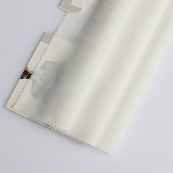 RPET POLY CREPE DE CHINE wholesale silk like soft 100% RPET fabric for women cloth