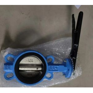 JIS 5K 10K lever operation ductile iron butterfly valve