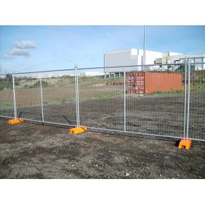Eco Friendly 2.2m Height Temporary Steel Fencing With 50x100mm Mesh