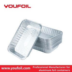 Wholesale Recyclable Smooth Wall Rectangular Aluminum Foil Container For Baking from china suppliers