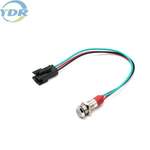 SM2.5 Wire Harness Cable Assembly Button Switch JST SMR-03VB Female Connector