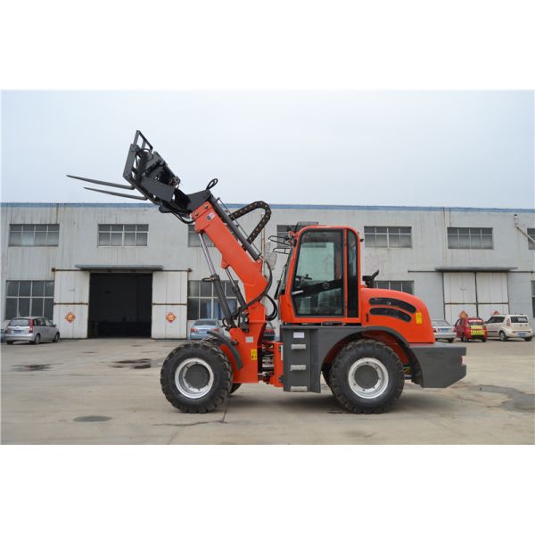 Quality recycling scrap transportation machinery telescopic loader with grapple for sale