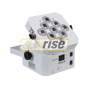 Wholesale Wireless Dmx Led Par Can Light , 9x18w Battery Operated Dj Lights Improve Product Stability from china suppliers
