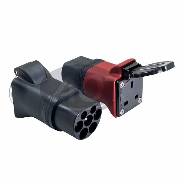 Type 2 To Type G Adaptor For Electric Recharging AOTAI UK Socket Charging Power