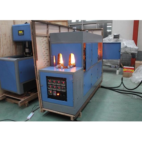 Semi Auto Mineral Water Stretch Bottle Blow Production / Producing Machine /