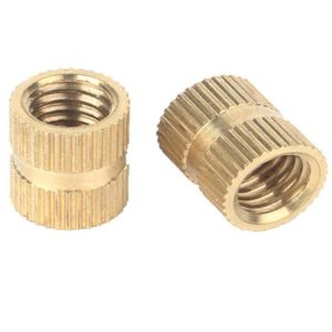 OEM All Size For Plastic Brass Insert Nut Knurled Nut Zinc Yellow Chromate