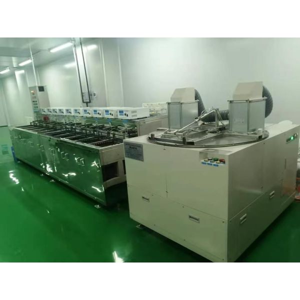 Quality Optical Lens Ultrasonic Cleaning Line Automatic Ultrasonic Cleaner With Centrifugal Drying Function for sale