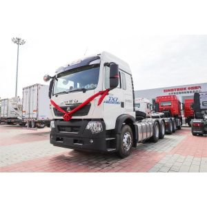 China Howo Tractor Trucks 12Gear 6*4 Ten Tires 460 Hp 6 Cylinder Diesel Engine Single Row Semi on sale