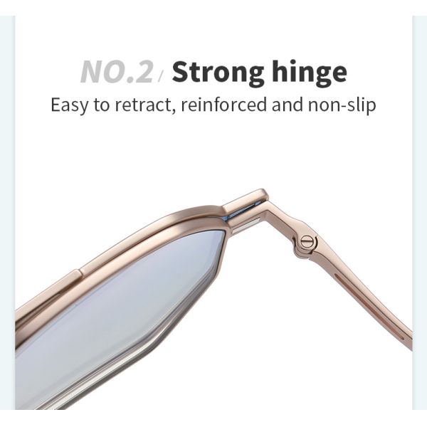 Polygon Magnetic Clip On Optical Glasses Metal Frame Sunglasses