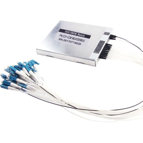 Quality DWDM Alu BOX Optical Mux Demux For Broadband Transmission 100GHz ITU Channel Spacing for sale