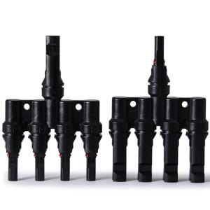 China MC4 T-Branch Connector 4 in 1,Adaptor 5 in 1 T-branch connector,Y Connector 2 in 1,Splitter Y Connector 3 in 1 on sale