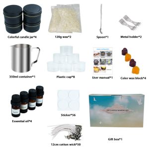 Handmade Scented Candle DIY Candle Making Kit Soy Wax Candle Making Kit