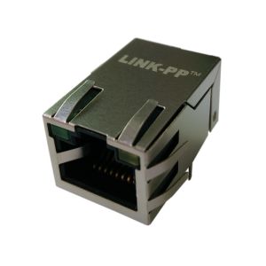 Wholesale 08B0-1A1T-06-F Magnetic RJ45 Jack 4 Cores Tab Up RoHS With G/Y LEDs LPJ2011KHNL from china suppliers