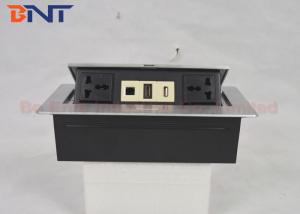 China Flexible Replaceable Desk Pop Up Sockets , Multi function Table Pop Up Outlets on sale