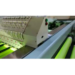 Dual Width Horizontal Quilting And Embroidery Machine Speed 700R.P.M~900R.P.M