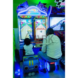 3d Video Car Racing Arcade Games / Coin Operated Amusement Machines