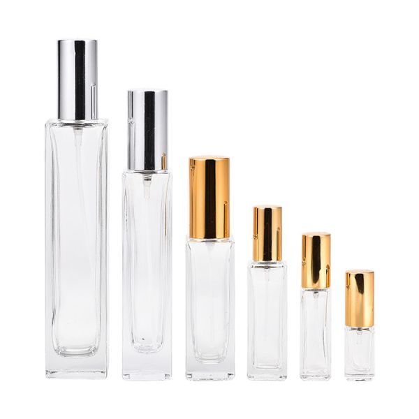 Quality Small 15ml Refillable Glass Perfume Bottle With Aluminum Atomizer for sale